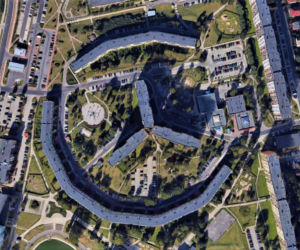 Szczecin w szczególe według Google Earth
