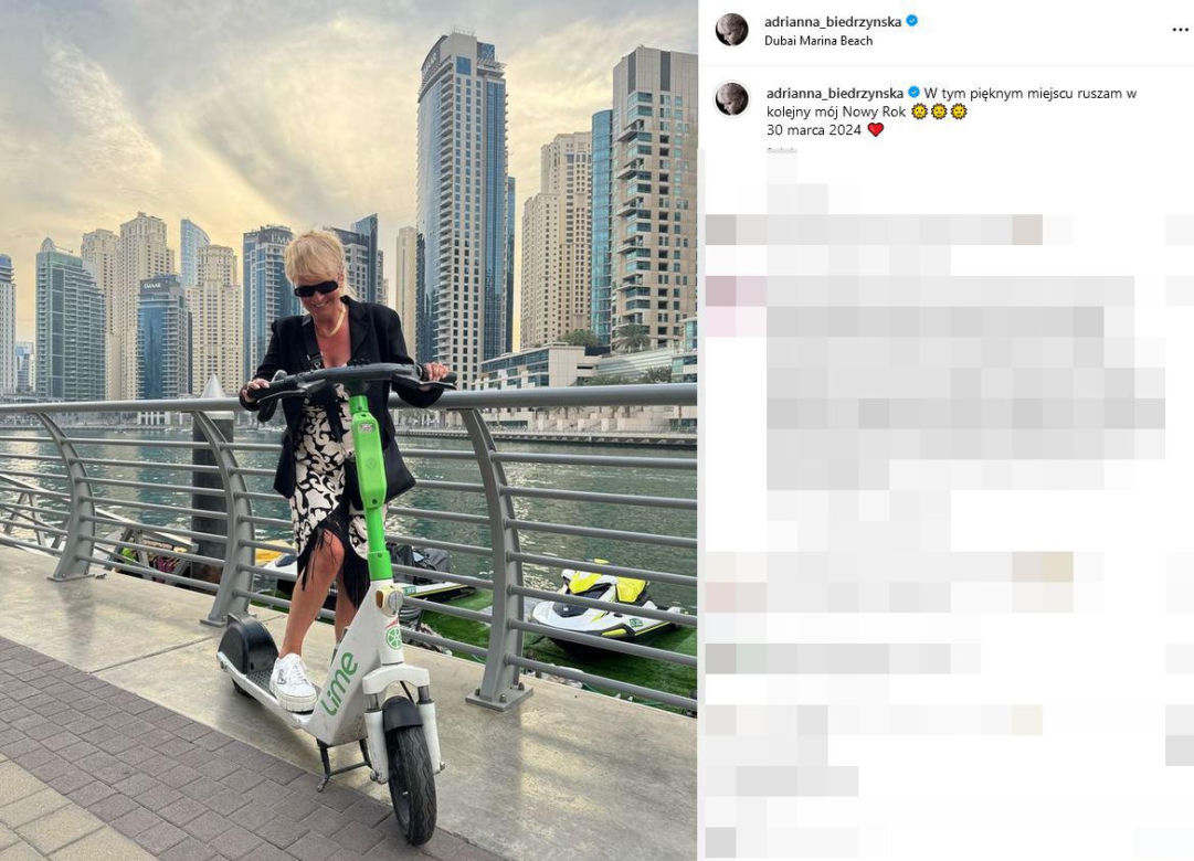 Adrianna Biedrzyńska opala się na betonie
