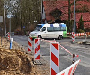 Budowa węzła Głębokie - marzec 2021