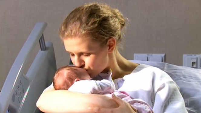 M jak miłość po wakacjach 2015. Natalka Mostowiak (Marcjanna Lelek) i jej córka Hania