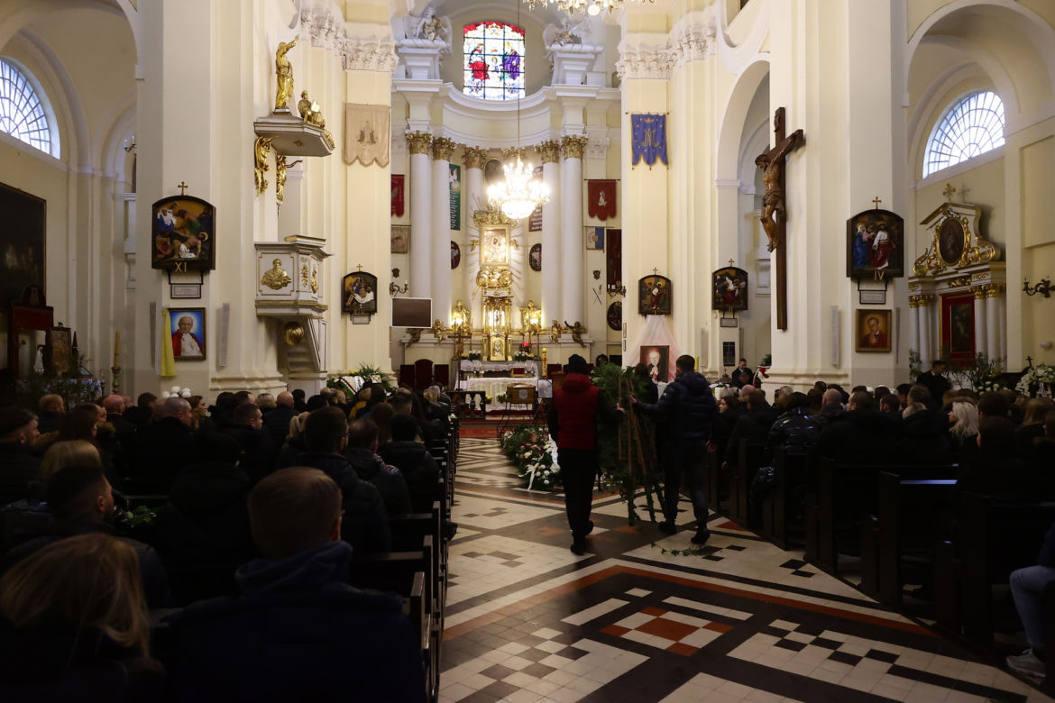 Pogrzeb Mateusza Łazowskiego