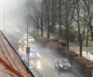 Pożar na wrocławskim Sępolnie we Wrocławiu 