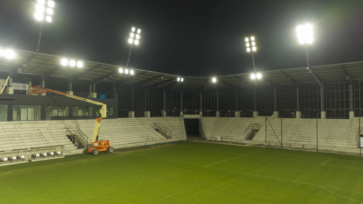 Oświetlenie stadionu przy ul. Kilińskiego 