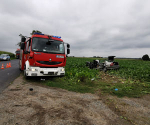 Tragiczny wypadek w Łaszewie [ZOBACZ ZDJĘCIA]