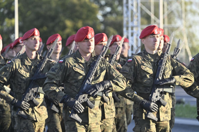 Próba generalna defilady wojskowej w Warszawie
