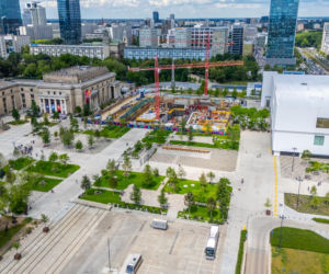 Podziemia teatru TR Warszawa w budowie