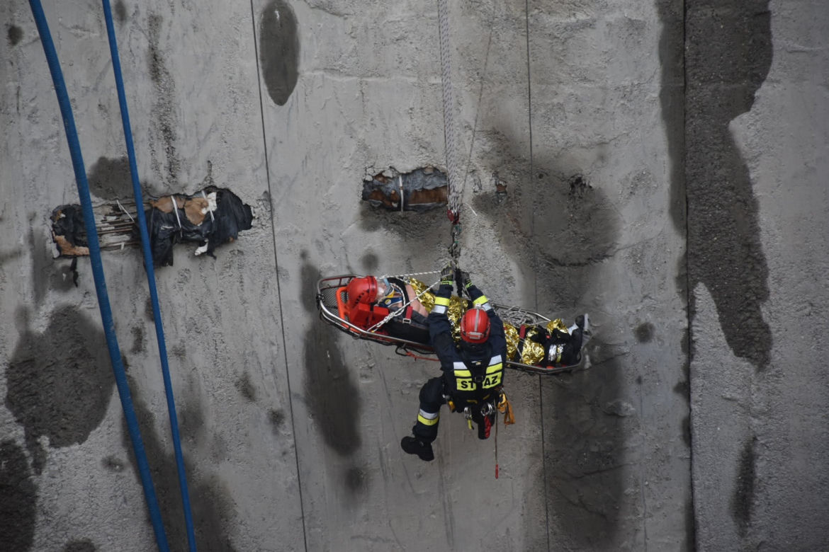 SPEKTAKULARNA AKCJA na terenie budowy tunelu średnicowego w Łodzi!