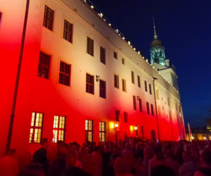 Nowa iluminacja Zamku Książąt Pomorskich w Szczecinie