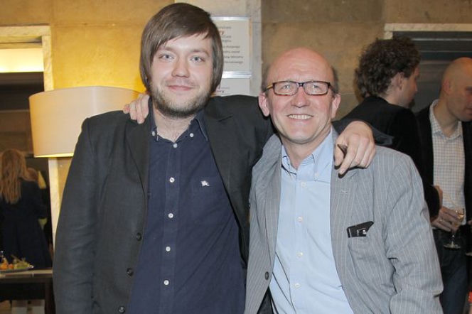 Artur Barciś i jego syn Franciszek