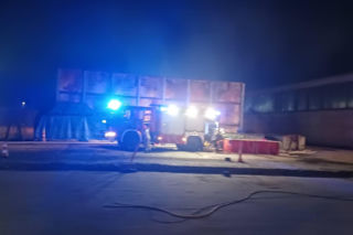 Kolejny pożar na terenie zakładu recyklingu w Przysiece Polskiej niedaleko Kościana