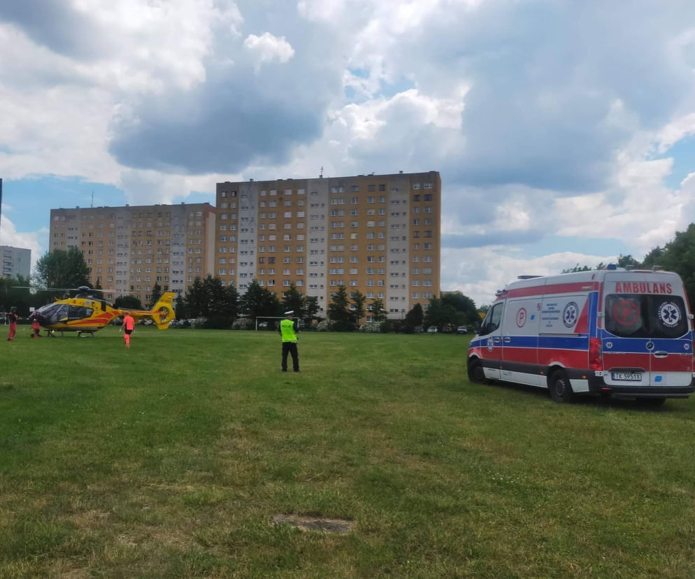 Ostrowiec: Wypadek w skate parku! 12-letni chłopiec nieprzytomny, jechał bez kasku!
