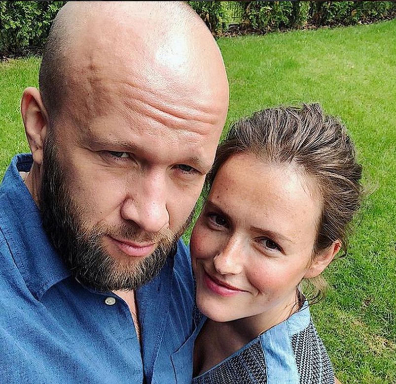 Olga Frycz i jej chłopak Grzegorz Sobieszek