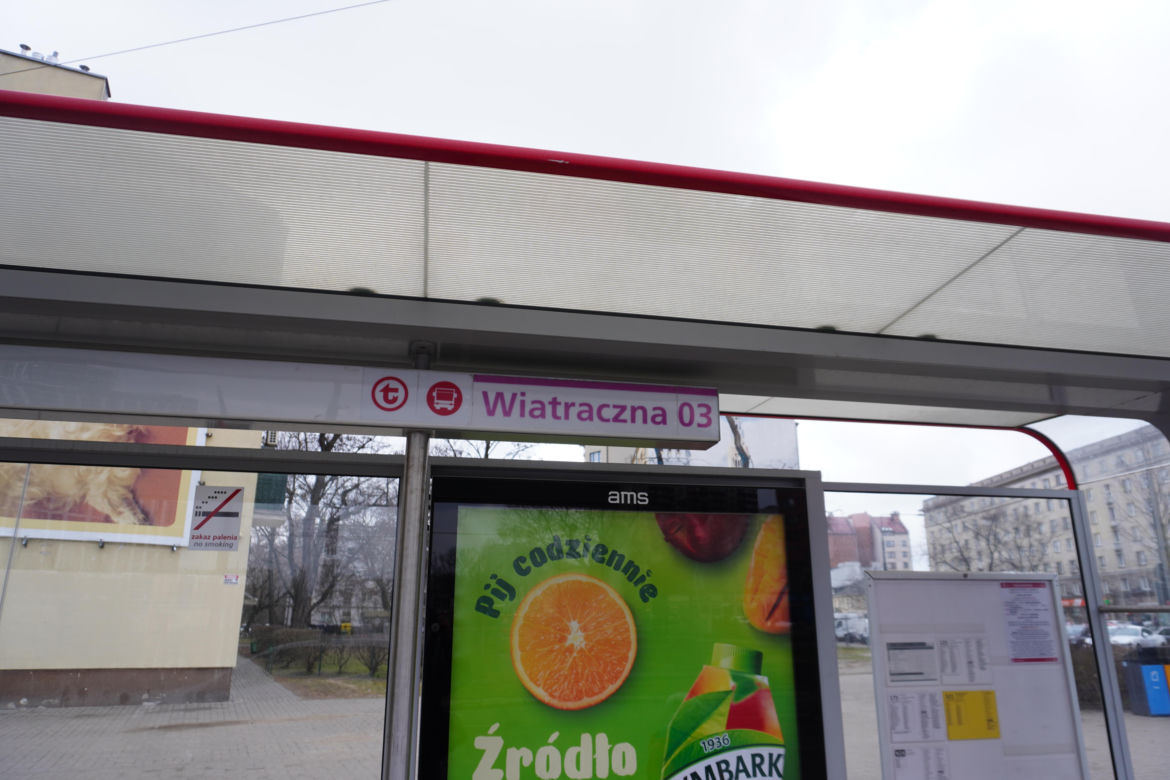 Przystanki na rondzie Wiatraczna