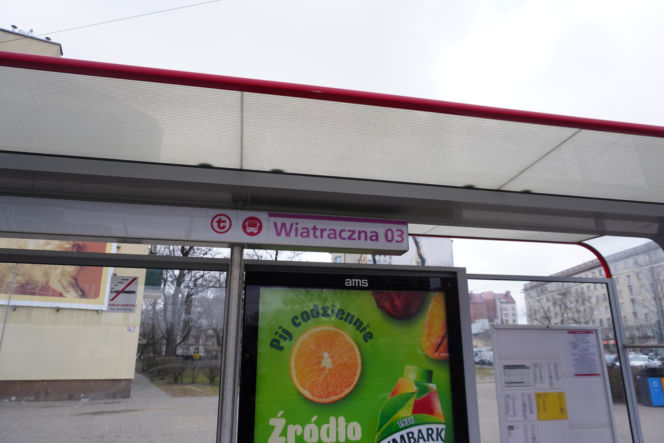 Przystanki na rondzie Wiatraczna