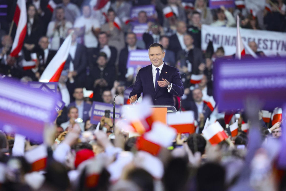 Łódź. konwencja wyborcza Karola Nawrockiego