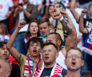 Górnik Zabrze - Ferencvaros: Zdjęcia kibiców z meczu 3. rundy eliminacji Ligi Europy