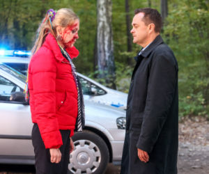 Na Wspólnej, odcinek 3389: Daria (Patrycja Topajew), Sławek Dziedzic (Mariusz Słupiński)