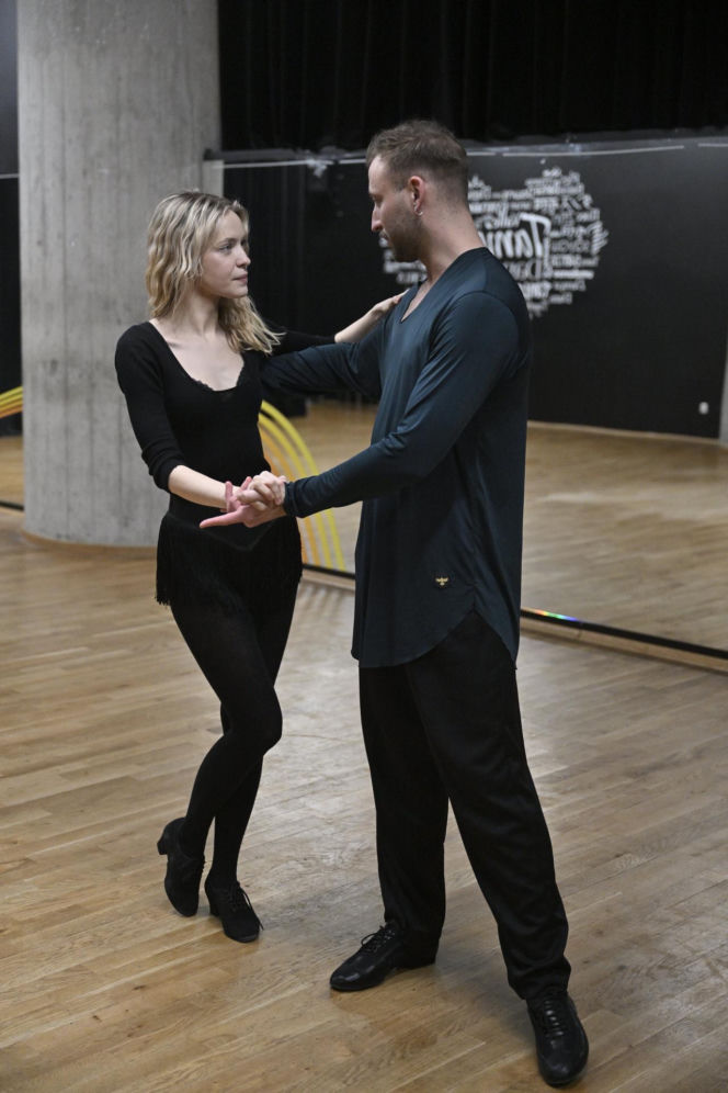 Kulesza uczy Gałązkę tańczyć