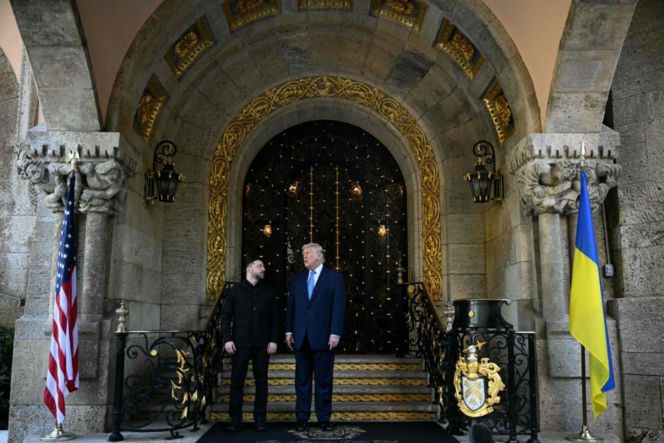 Wołodymyr Zełenski i Donald Trump