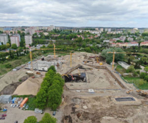 Budowa Fabryki Wody w Szczecinie - maj 2020