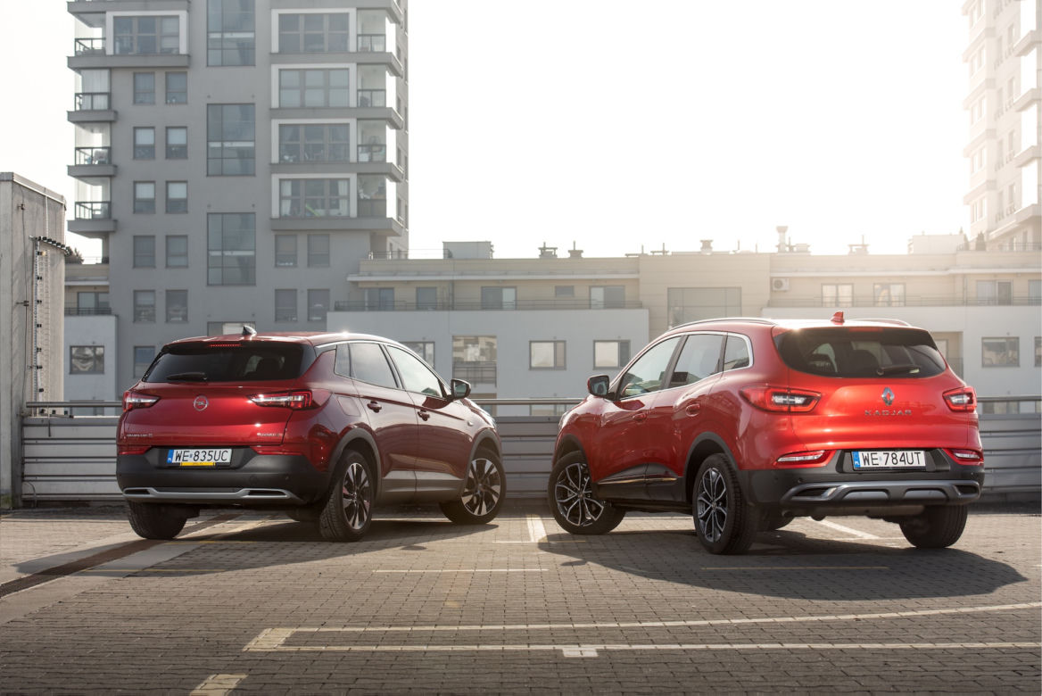 Renault Kadjar TCe 140 FAP vs Opel Grandland X 1.5 Diesel 130 KM Start/Stop AT8