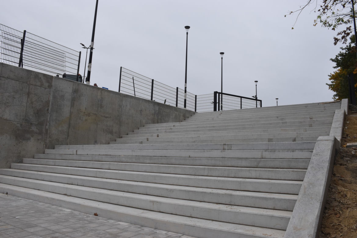 Budowa stadionu w Szczecinie - październik 2020