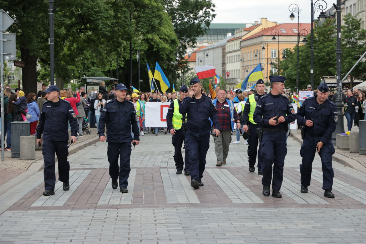 Ogromna manifestacja wdzięczności Ukraińców. „Przyjaciele, dziękujemy”