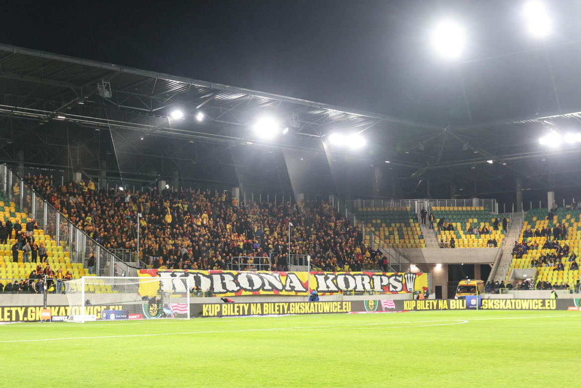 Mecz GKS Katowice - Korona Kielce. Ponad 12 tysięcy kibiców zobaczyło heroiczne zwycięstwo