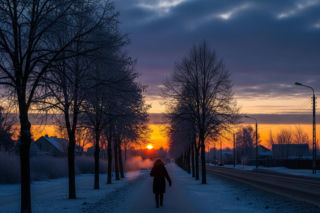 Żary. Mroźny koniec dnia 16.12.2025! Temperatura spada, ale to dopiero początek!