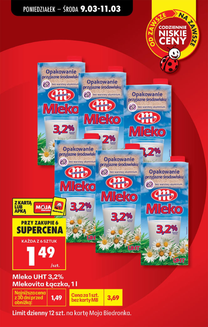 Biedronka - gazetka promocyjna 9.03.2026