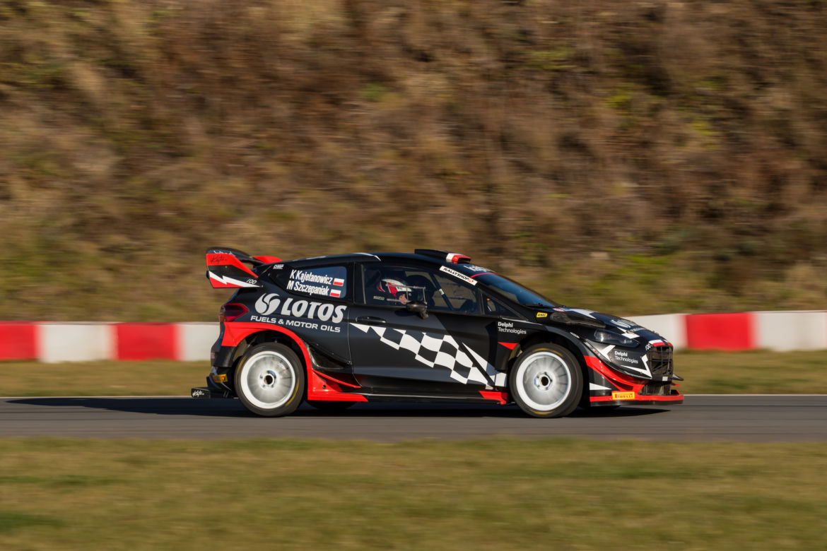 Ford Fiesta WRC Kajetana Kajetanowicza na 56. Rajd Barbórka