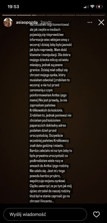 Awantura Opozdy z Królikowskim. Aktorka ma już dość!