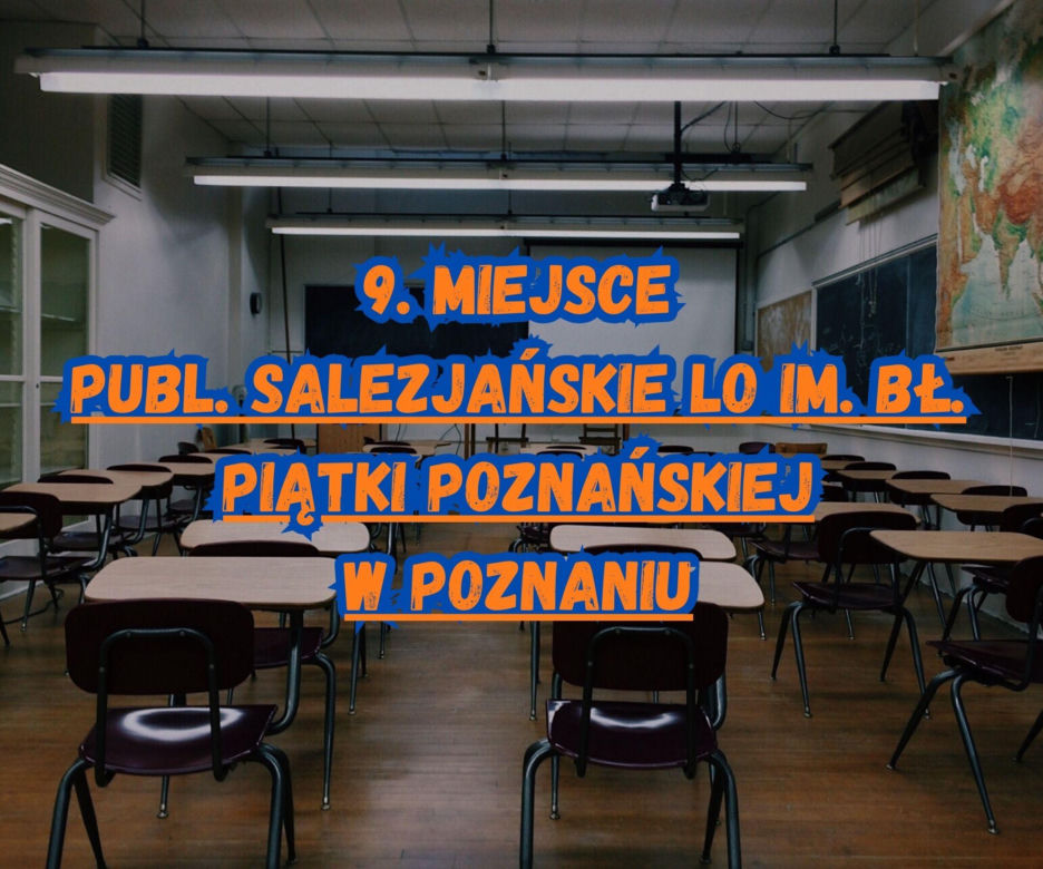Ranking Wojewódzki Liceów 2025 - wielkopolskie