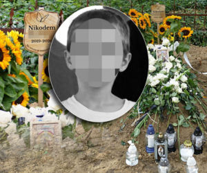Białe róże i słoneczniki na grobie 7-letniego Nikodema. Chłopiec uratował trzy osoby