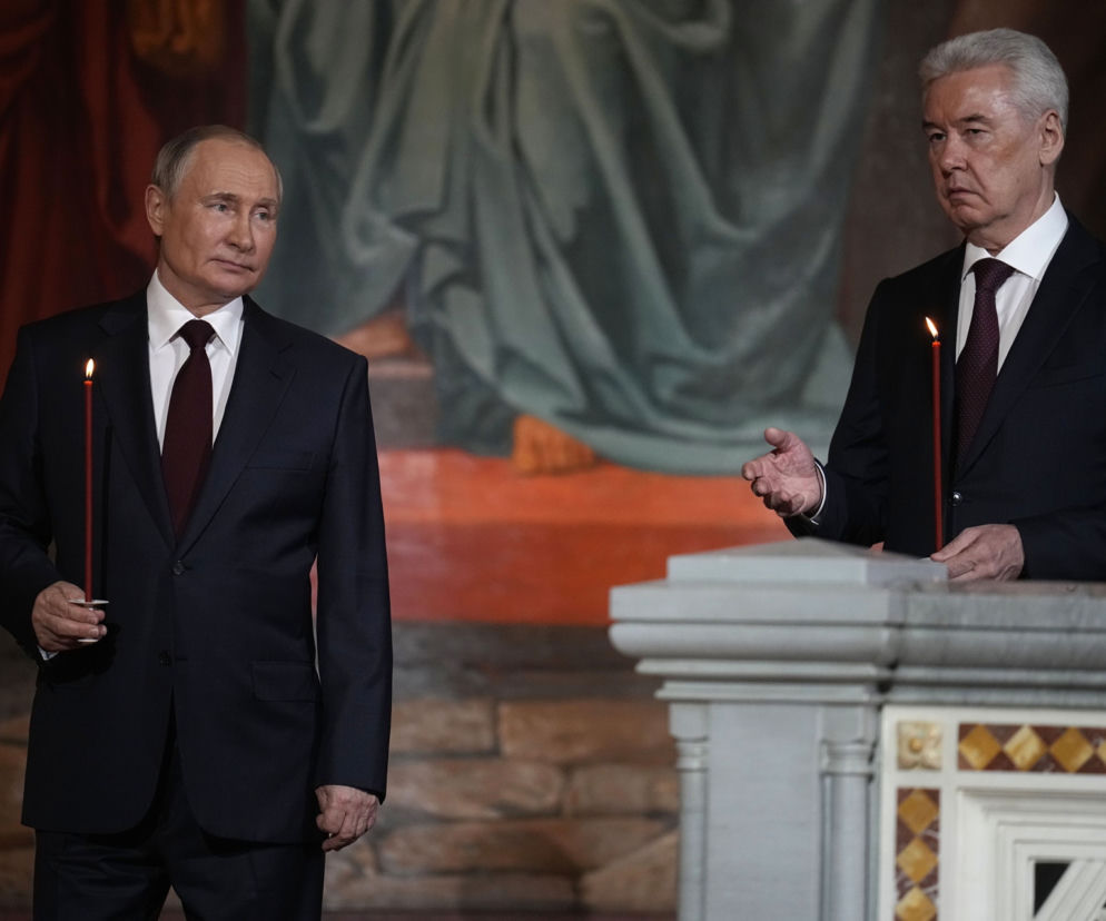 Putin świętuje Wielkanoc. Poszedł na mszę, mówił o zmartwychwstaniu