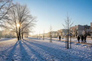 Słońce, ale mroźno w Kędzierzynie-Koźlu 19.12.2025. Czy to tylko cisza przed burzą?
