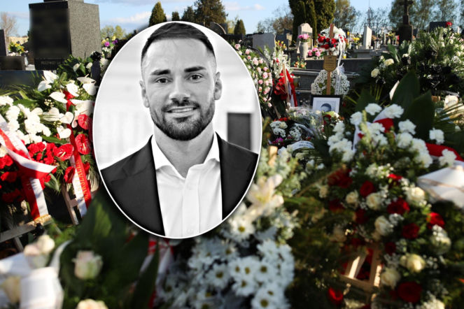 Setki wieńców i zniczy. Widok grobu Łukasza Litewki łamie serce