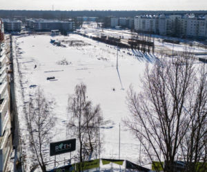 Działka po dawnym Tesco na Kabatach w Warszawie