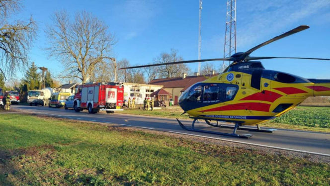 Wypadek na budowie w woj. lubelskim