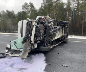 Tragedia na obwodnicy Torunia. Zderzyło się 5 samochodów, jedna osoba nie żyje