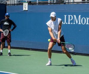 Trening polskich tenisistów przed US Open 2026