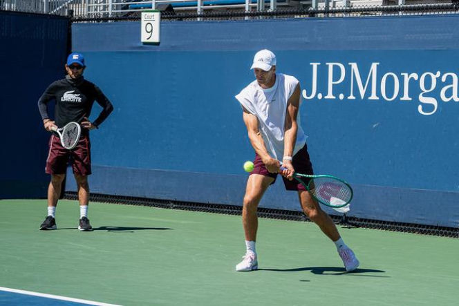 Trening polskich tenisistów przed US Open 2026