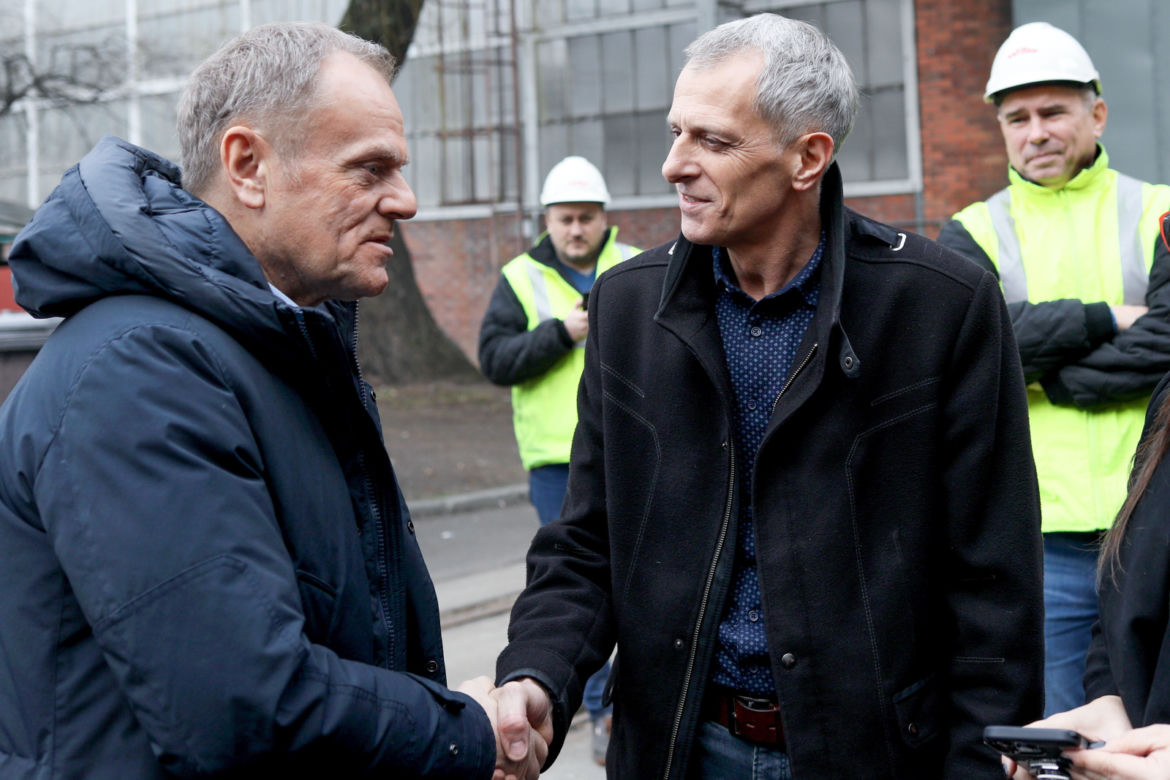 Donald Tusk w Rafako w Raciborzu