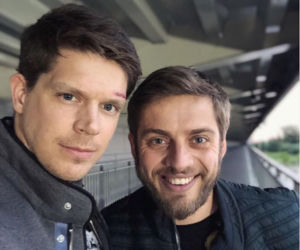 Na Wspólnej. Michel (Mariusz Ochociński), Bruno (Dawid Czupryński)