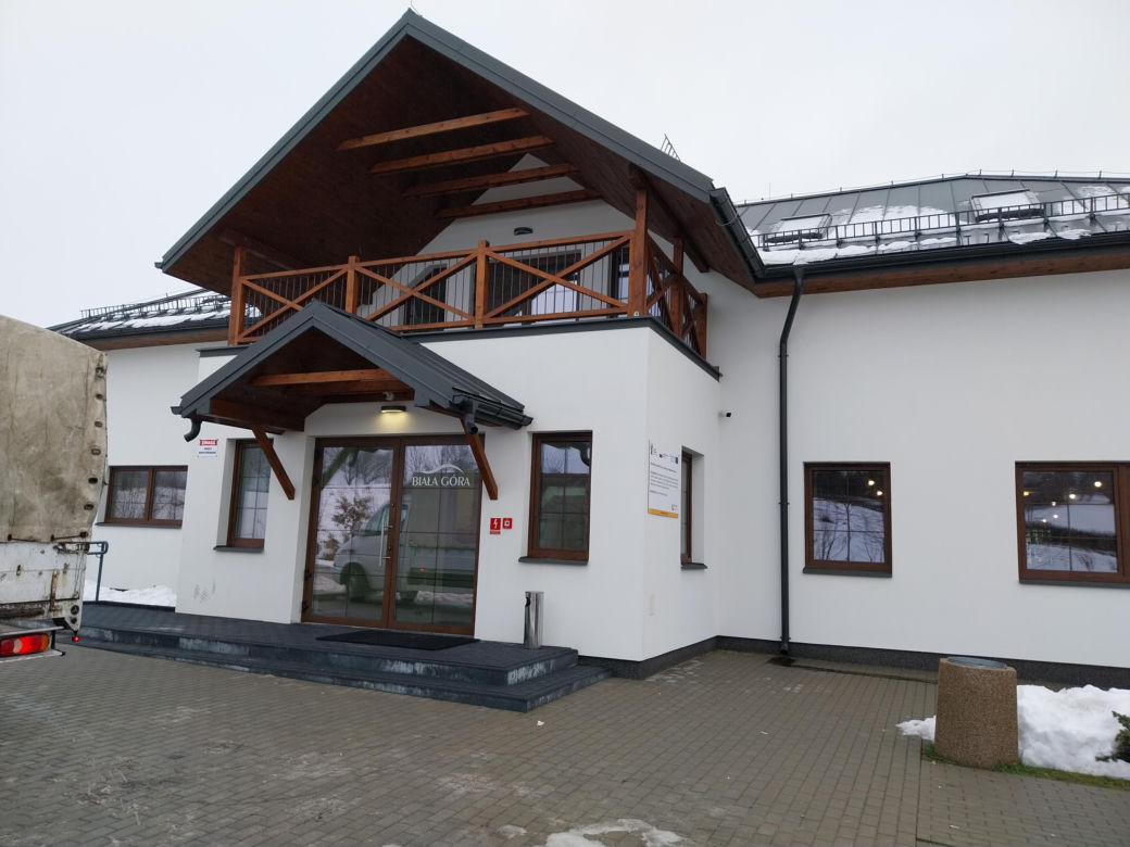 Stok narciarski Biała Góra w Justynówce