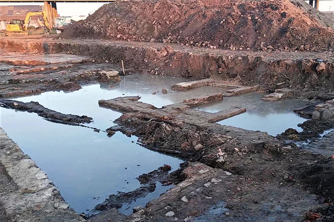 Pozostałości spichlerzy przy ul. Zbożowej