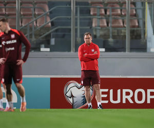 Jan Urban na meczu Malta - Polska