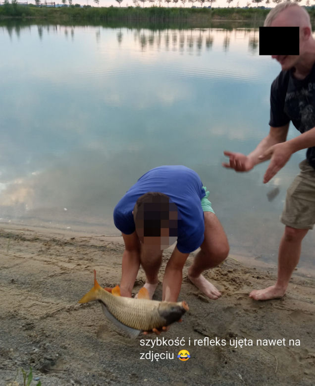 Koledzy pojechali razem na ryby zamiast chrzcin będzie pogrzeb