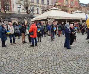 Manifestacja na leszczyńskim rynku