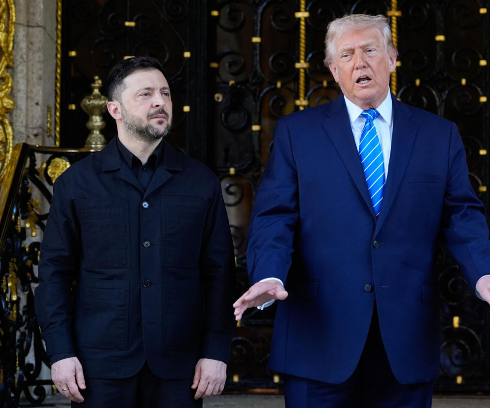 Wołodymyr Zełenski i Donald Trump